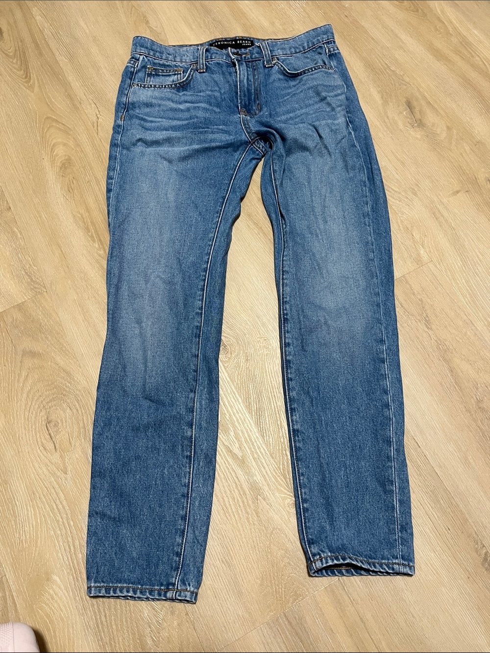 Veronica Beard Jeans Benzi MidRise Beacon Size 24